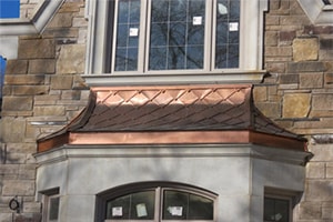 Copper Shingle Roof